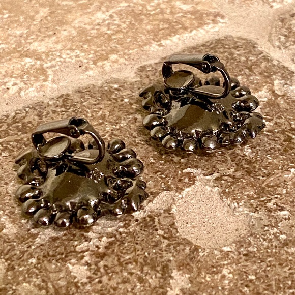 Givenchy Rhinestone Clip-on Earrings - Picture 2 of 8